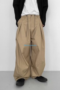 小众inward W22 时髦气球裤 tuck pin 新品 秋季 男女同款 Muro