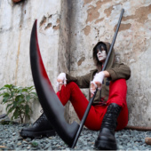 杀戮 备 天使艾札克镰刀瑞吉儿cos道具服武器万圣节死神周边装