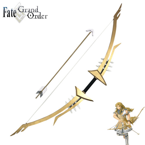 fate喀戎cos道具武器木质弓