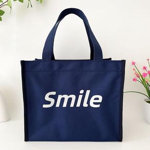 饭盒手提袋上班族带饭加厚防水牛津布大容量铝箔保温餐包学生书包