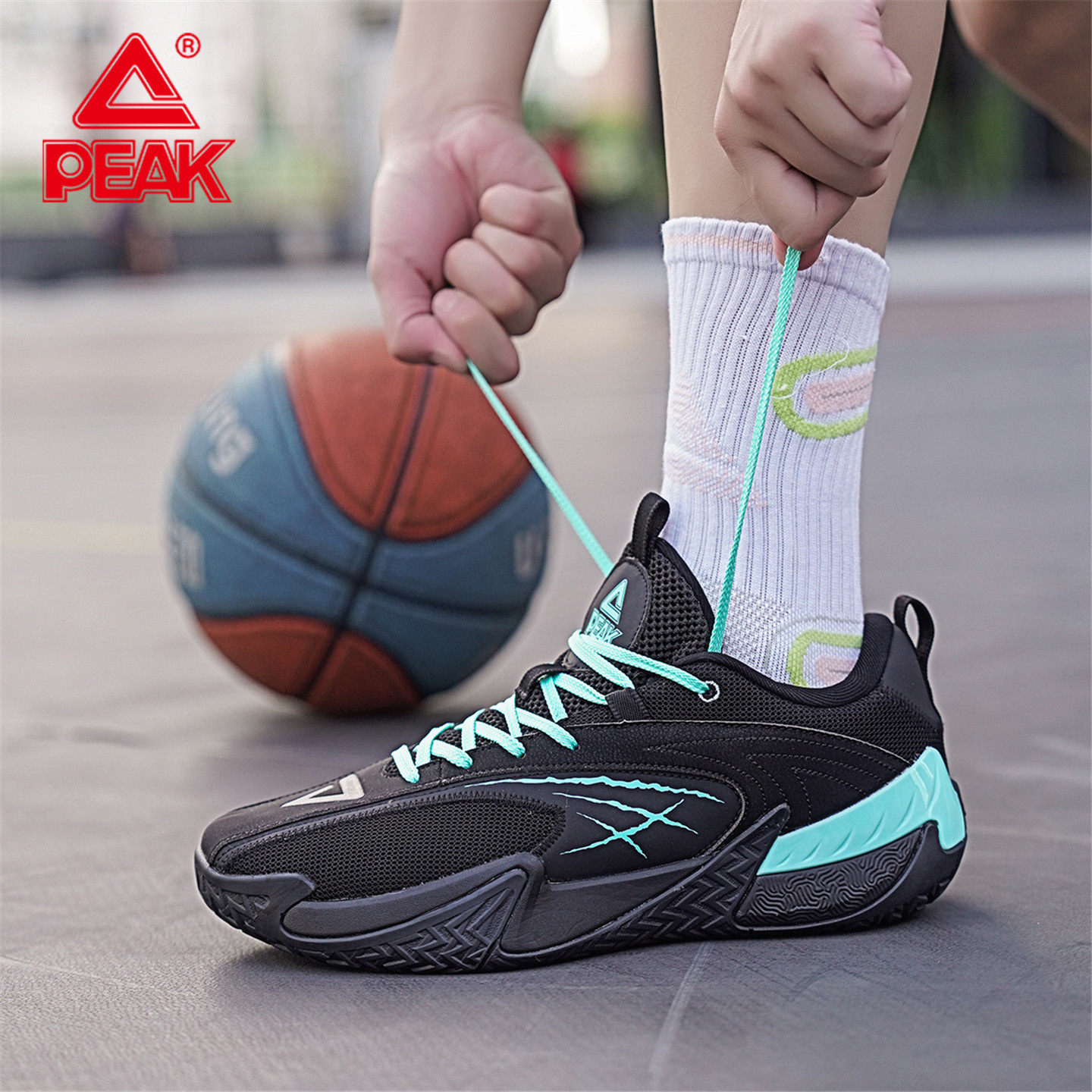 匹克态极男鞋男士篮球秋冬季新款网面透气专业实战耐磨防滑运动鞋