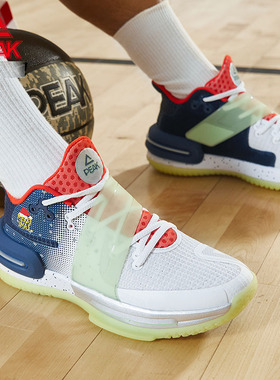 匹克态极闪现2代篮球鞋圣诞配色减震耐磨实战球鞋运动鞋男E04593A