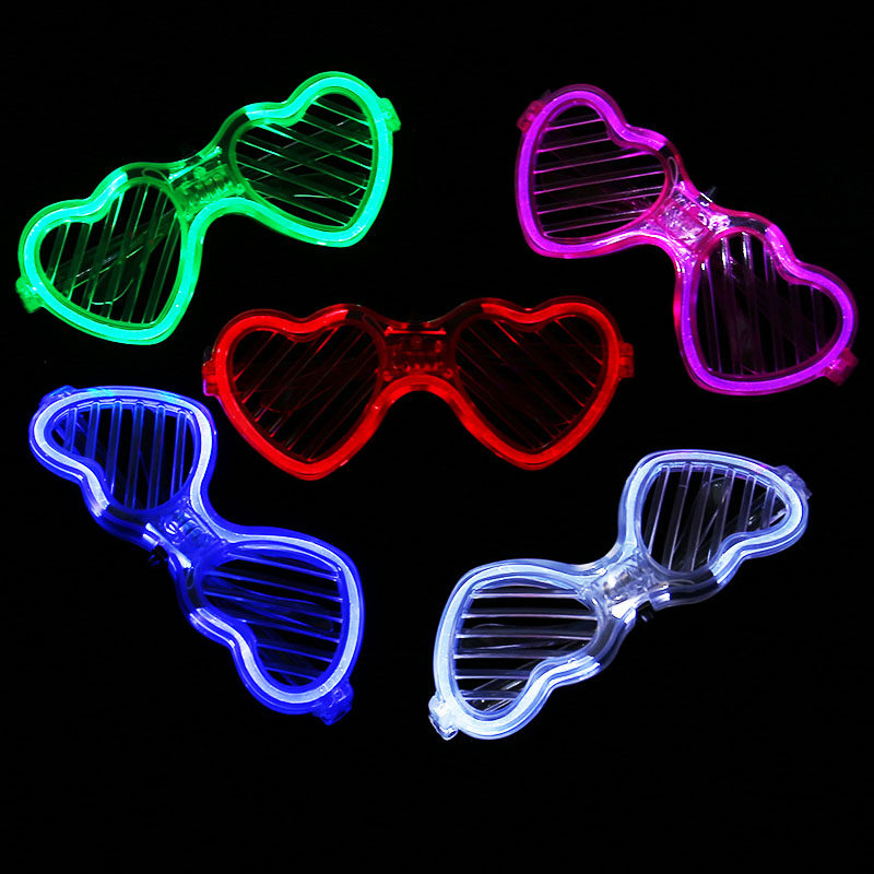파티 야광 블라인드 안경 디스코 바 나이트 클럽 KTV 분위기 전자 음절 축제 소품 인터넷 유명인 플래시 장난감