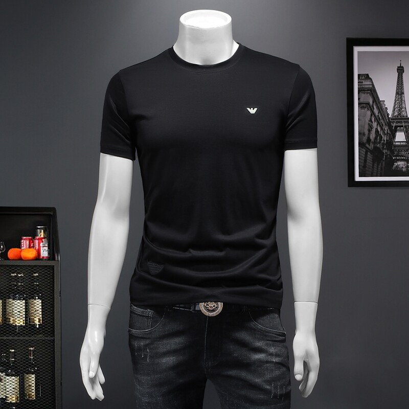 2024新款夏装男士短袖体恤T恤D208-3304P65假模，男装T恤，电商D208