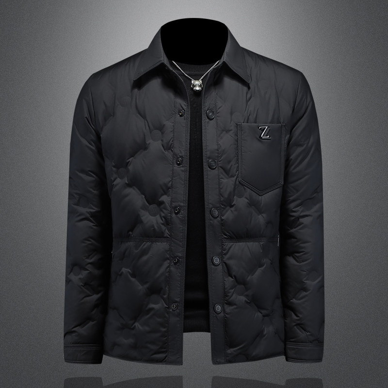 2025年秋冬男式羽绒服白鸭绒90绒D208-YR8894P245图2，男装羽绒服，电商D208