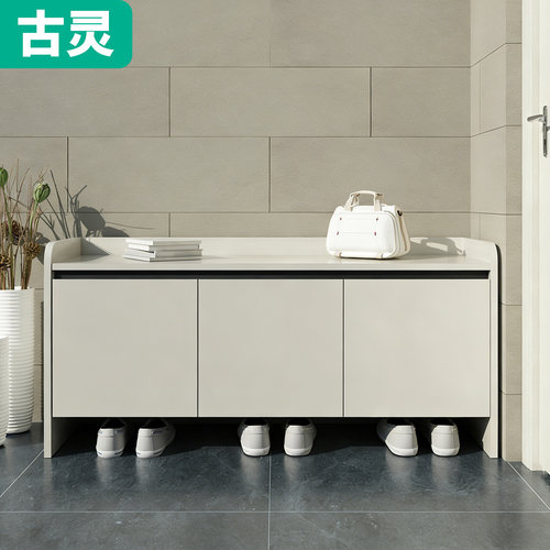 家用入户可坐换鞋凳铝合金鞋柜