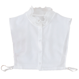 格仕澜秋冬季新款毛衣装饰领女双层假领子女士立领衬衫衬衣装饰领