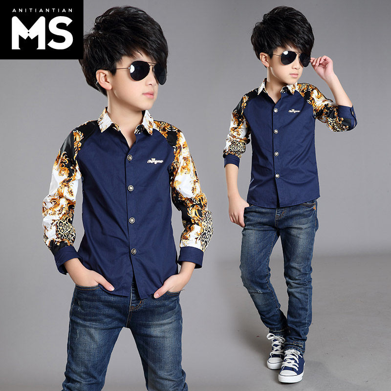 Chemise garcon à manche longue - Ref 2081787 Image 5