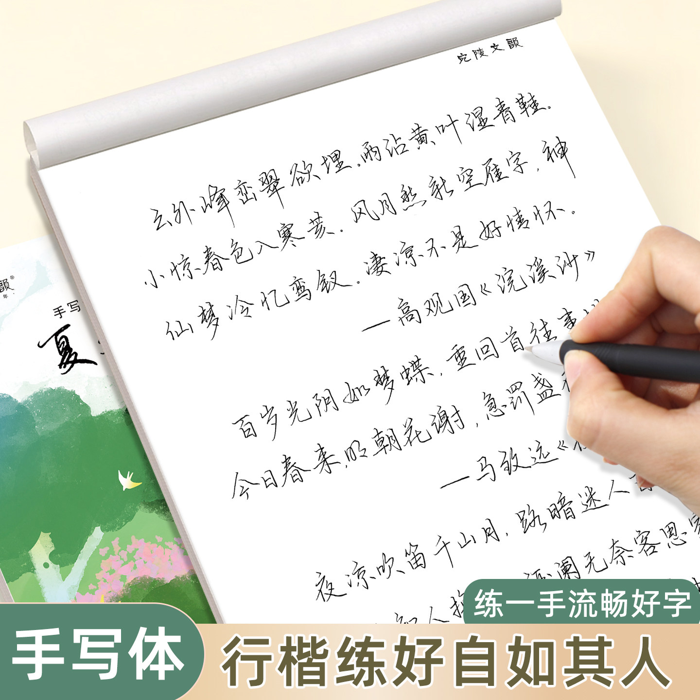 行楷字帖成人硬笔书法练字男生女生字体漂亮临摹手写学生行书速成
