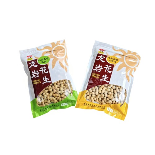 明西龙岩香酥脆花生500g咸干蒜蓉