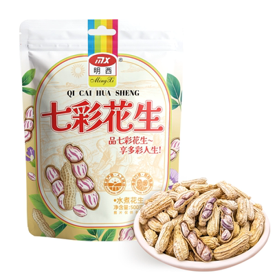 明西龙岩七彩花生水煮味500g
