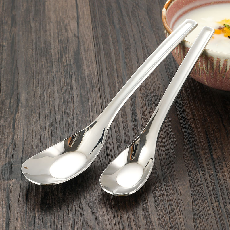 创意中式元宝儿童辅食勺不锈钢