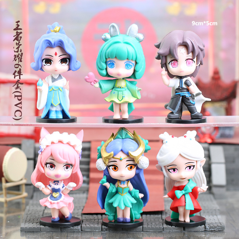 王者荣耀人物手办东方耀蔡文姬妲己貂蝉云中君瑶妹模型摆件小公仔