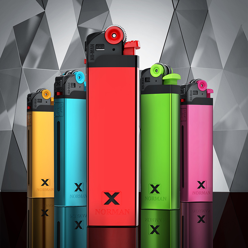 贵族金属砂轮打火机火石充气时尚潮流静音刻字logo广告定制定做