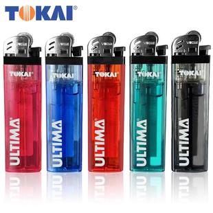 正品日本东海一次性气体打火机明火防爆砂轮机印字广告机高端定制