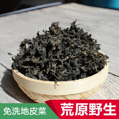 甘肃地软地皮菜野生免洗干货地衣菜新鲜地木耳地达菜特产地耳250g
