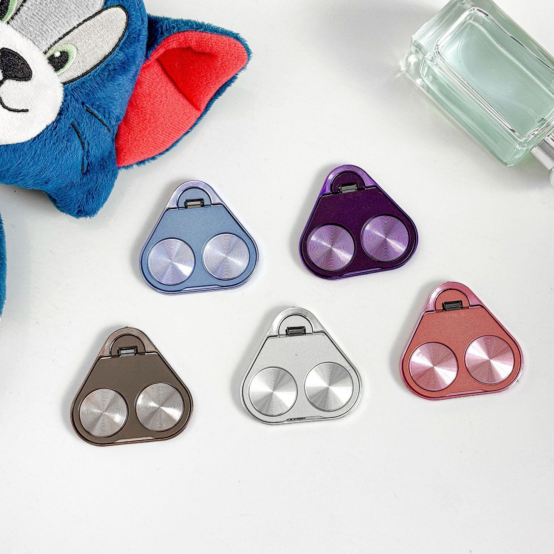 超薄背贴指环扣支架新款360度旋转手机壳背面隐形贴片桌面横竖两用支撑架多功能吸盘粘贴式懒人追剧神器配件