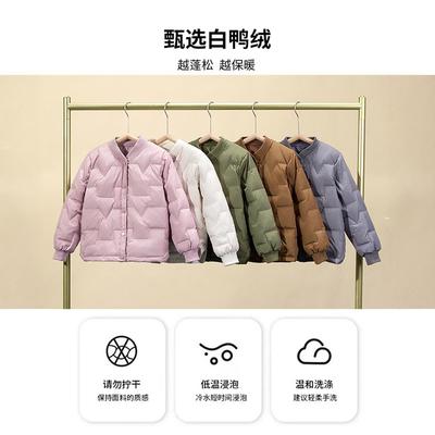儿童秋冬新款羽绒服内胆中大童新款鸭绒外套2024洋气修身内胆