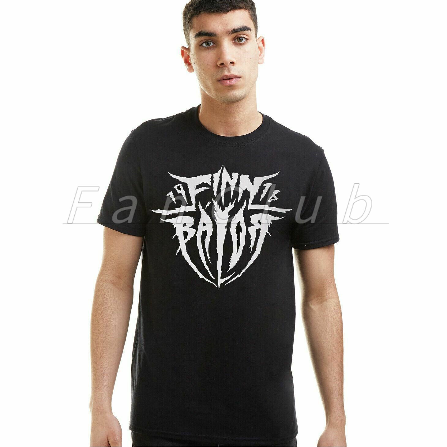 njpw恶魔王子芬巴洛尔finn balor摔角印花t恤宽松休闲圆领短袖潮