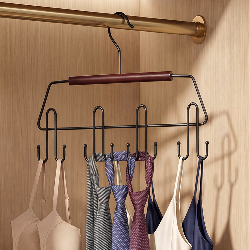 铁艺吊带衣架多功能内衣背心收纳