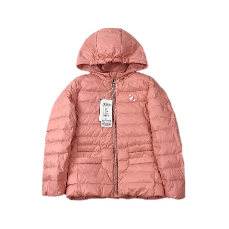 女童基本款轻盈连帽羽绒服2色