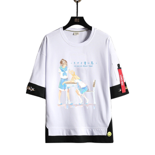 京阿尼吹响吧上低音号动漫短袖T恤莉兹与青鸟周边上衣服男女夏jl