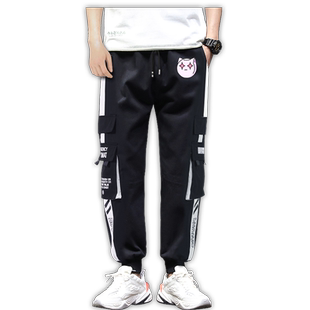 JOJO的奇妙冒险长裤上衣服联名吉良吉影杀手皇后休闲百搭工装裤en