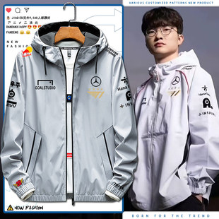 T1战队世界赛是S14衣服Faker同款 出征服SKT四星新队服夹克外套jl