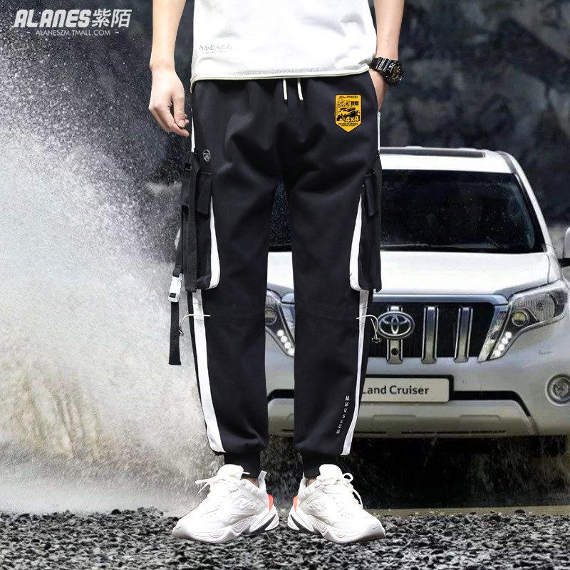 霸道普拉多LC150LC120越野族车友SUV创意男女休闲裤工装裤青少年