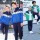 初中小学生校服春夏三件套男女学院班服运动会套装 幼儿园老师园服