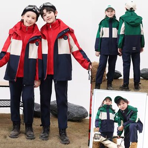冲锋衣儿童校服套装澜洋贝贝保暖