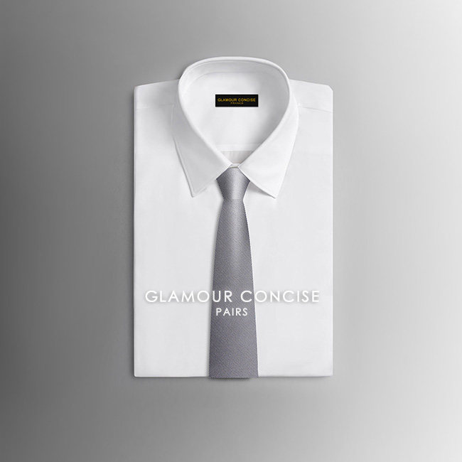 GlamourConcise商务领带男高档