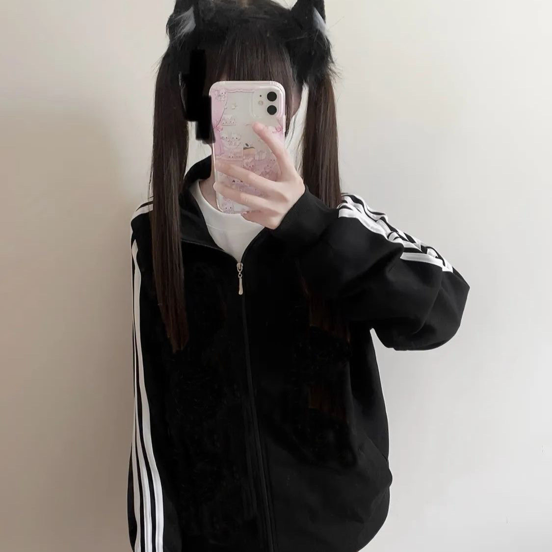 【现货】韩版甜辣立领外套女红色短外套