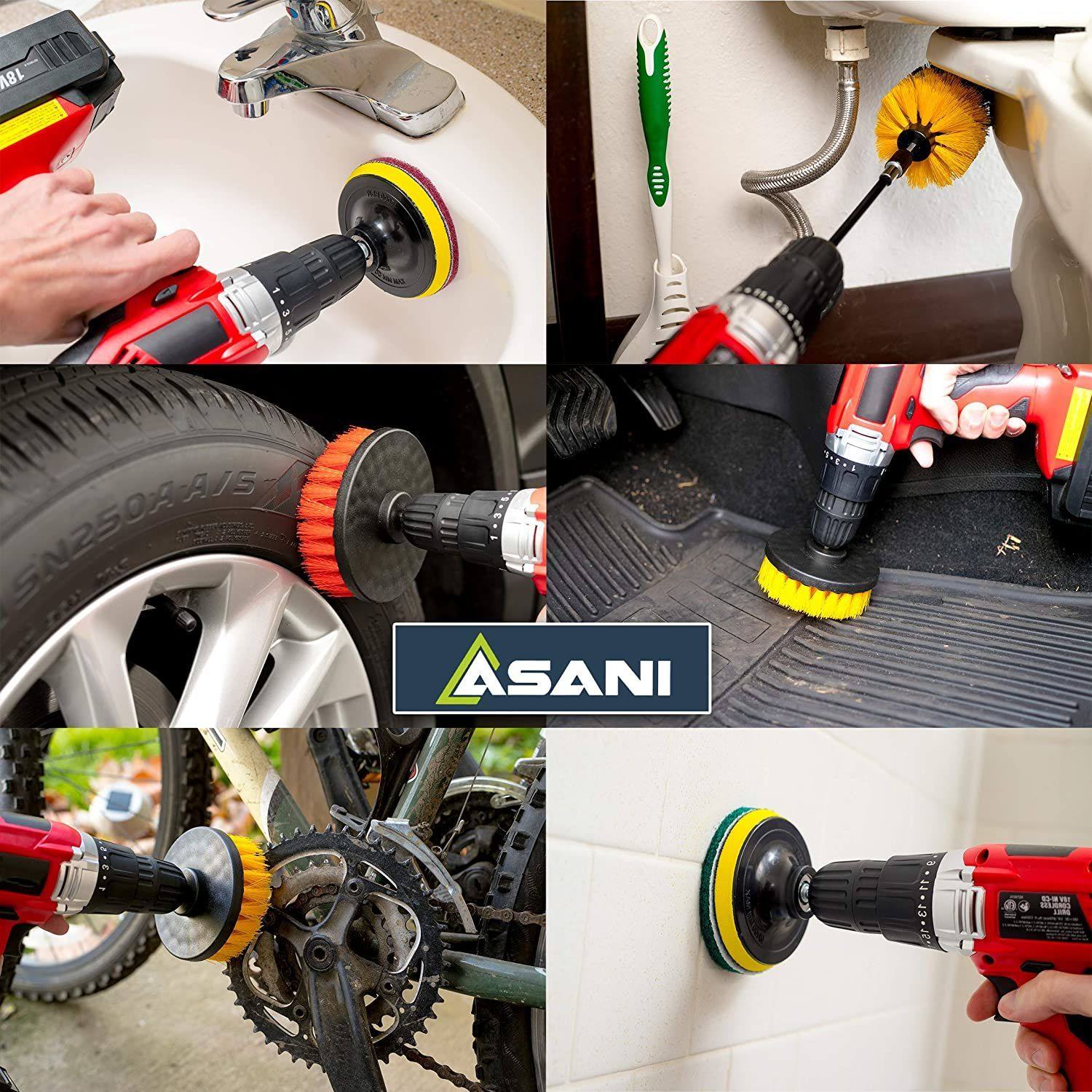 电动工具清洁刷家庭手持电钻毛刷套装汽车浴室地板无死角除尘清洗,汽车用品/电子/清洗/改装,车刷,淘宝优惠券,粉丝福利购,淘宝优惠卷