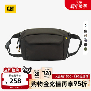 CAT卡特25秋冬新品 户外简约轻便多功能休闲斜挎单肩包 男女同款