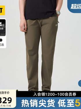 【三防】CAT卡特26夏季新品男士户外反光logo防水直筒裤工装裤