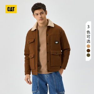 CAT卡特24秋新品男士户外休闲工装风格多色短款羽绒服商场同款