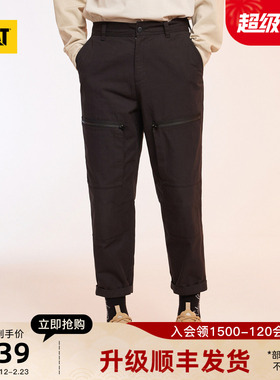 CAT卡特秋冬男士户外休闲百搭宽松收脚工装裤休闲裤商场同款