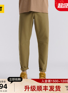 CAT卡特25秋冬新品男士户外美式休闲复古直筒小脚工装裤商场同款