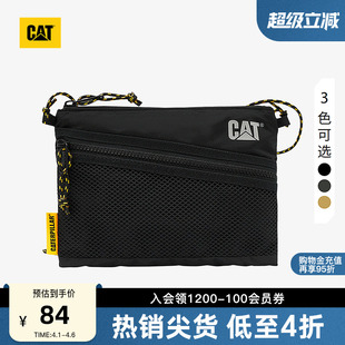 CAT卡特25春季 户外斜挎包多功能多色收纳包休闲小包 男女同款