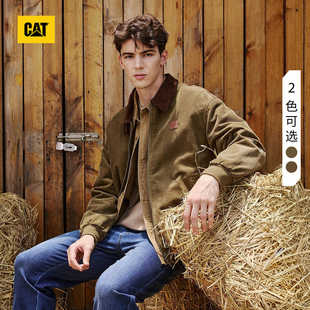 复古刺绣工装 男士 CAT卡特25春季 哈灵顿夹克 好物体验专享