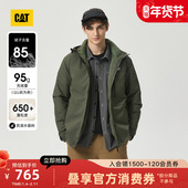 三合一 CAT卡特25秋新品 男士 户外休闲外件防水户外短款 羽绒服