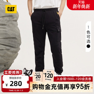 针织长裤 CAT卡特秋冬男士 子休闲裤 棉感舒适实用裤 户外百搭工装
