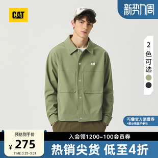 短款 CAT卡特25春季 风格 商务通勤保暖休闲工装 夹克外套 男士