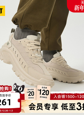 CAT卡特25秋冬新品男士舒适休闲鞋轻便增高增高登山老爹鞋运动鞋