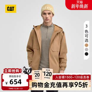 潮流休闲夹克外套商场同款 轻户外宽松版 男士 CAT卡特25年秋冬新款