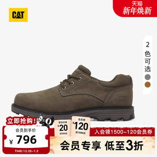系带耐磨户外低帮休闲鞋 复古时尚 男士 CAT卡特25秋冬新品
