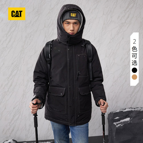 卡特中长羽绒服CAT户外休闲