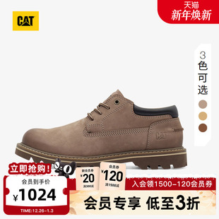 鞋 CAT卡特25秋冬新品 牛皮革户外工装 休闲百搭大头鞋 男士