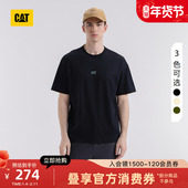 新品 男士 城市轻户外圆领落肩袖 CAT卡特25夏季 宽松T恤商场同款